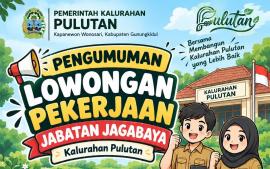 PENGUMUMAN LOWONGAN JABATAN JAGABAYA KALURAHAN PULUTAN TAHUN 2026